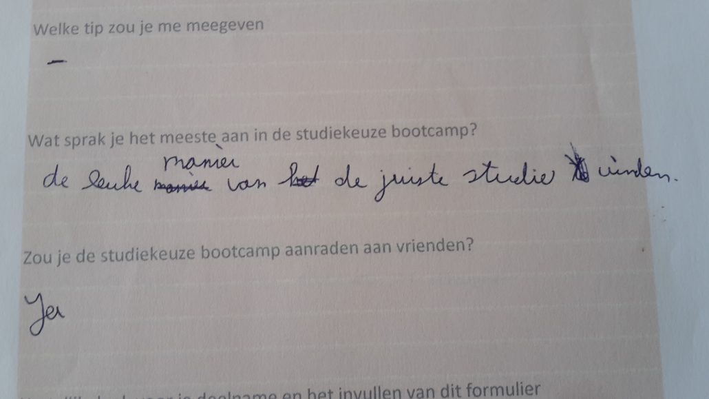 En wat vonden ze ervan? - Welke studie past bij mij