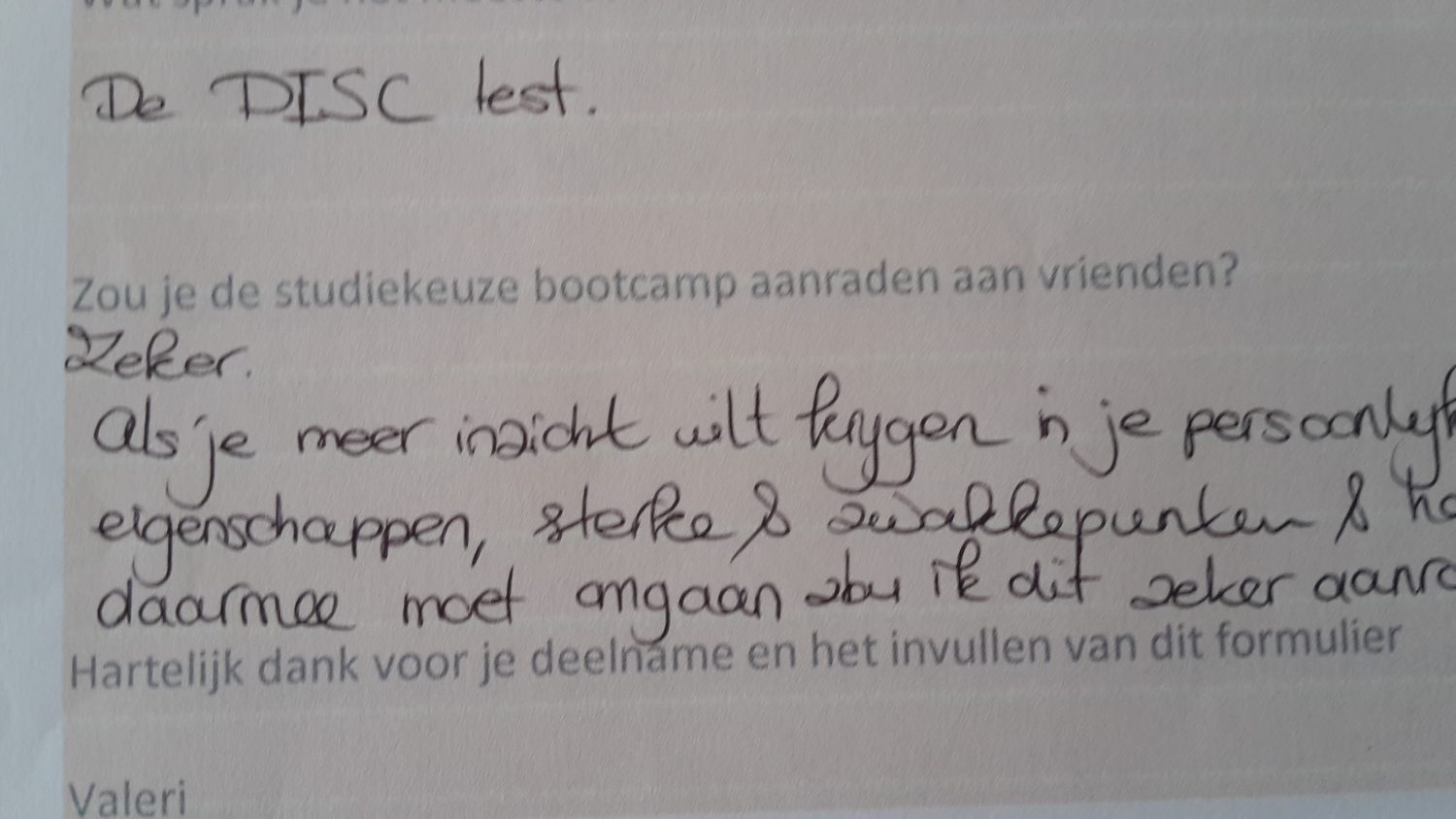 En wat vonden ze ervan? - Welke studie past bij mij